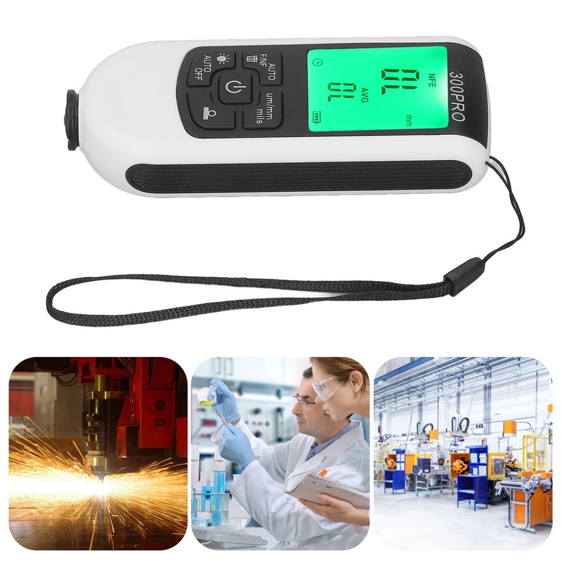 Paint Thickness Gauge Coating Depth Meter Tester Digital Display 0‑2000um