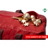 ADEPTNA Set of 2 Premium Christmas Decorations Storage Bags Red