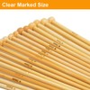 36PCS Bamboo Knitting Needles Set, BetyBedy Single Pointed Knitting Needles,