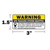 TOTOMO 8pc GPS Tracking Sticker Anti-Theft Car Vehicle Warning Sign