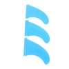 3Pcs Surfboard Fins PVC Thruster Fins Surfing Board Accessories for