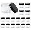 Gabrella 16 Pcs 5oz Clear Plastic Containers with Lids, Travel