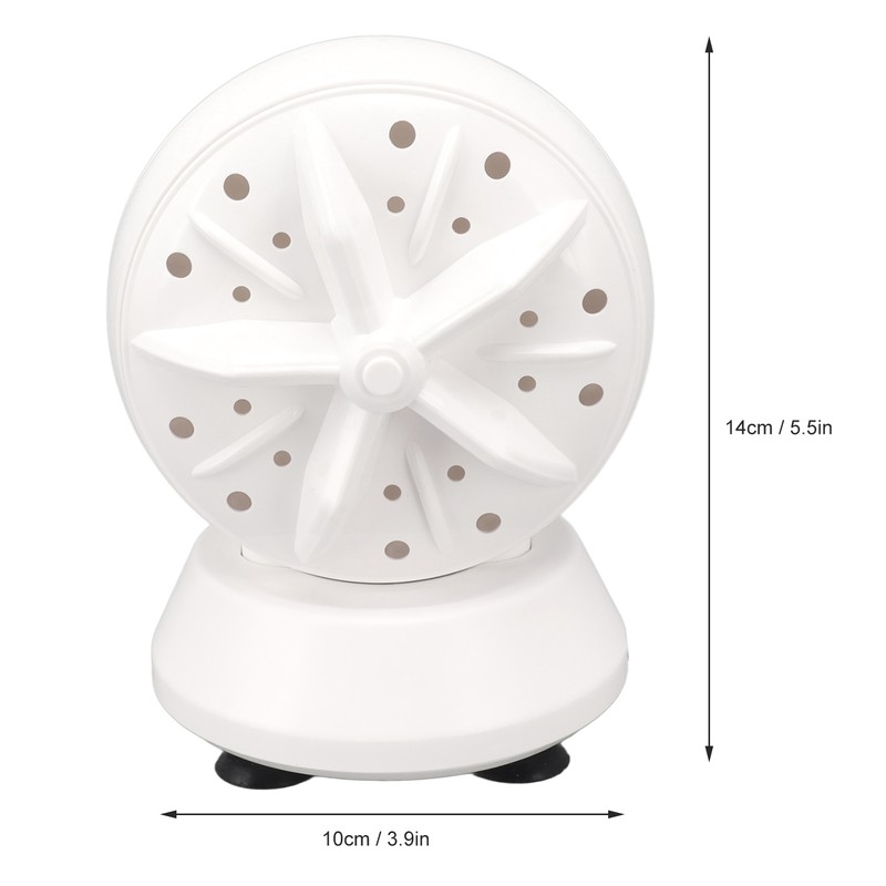 Mini Home Washer Dual Turbine Ultrasonic Deep Cleaning Portable Washing