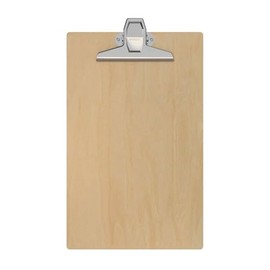 MAUL Mautilia A4 Clipboard, High-Quality Wooden Clipboard in A4 Portrait Format, Sturdy A4 Clipboard for Hanging, Clipboard with Vintage Clip, 36.9 x 22 x 37 cm, Brown