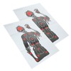 Sosoport 2 Sheets Game Target Paper Papers for Game Bowfishing