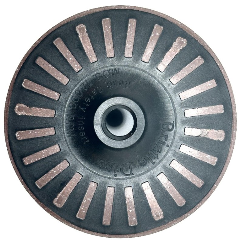 Pro-Graad 4-1/2” x 5/8”-11 36 Grit Brown Bristle Disc |