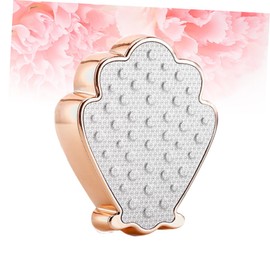 Healvian 3pcs Portable Foot Remover Exfoliator Metal Pedicure Tool for Callus Removal Lightweight Foot Scrubber for Home Use Comfortable Grip and Massage Golden