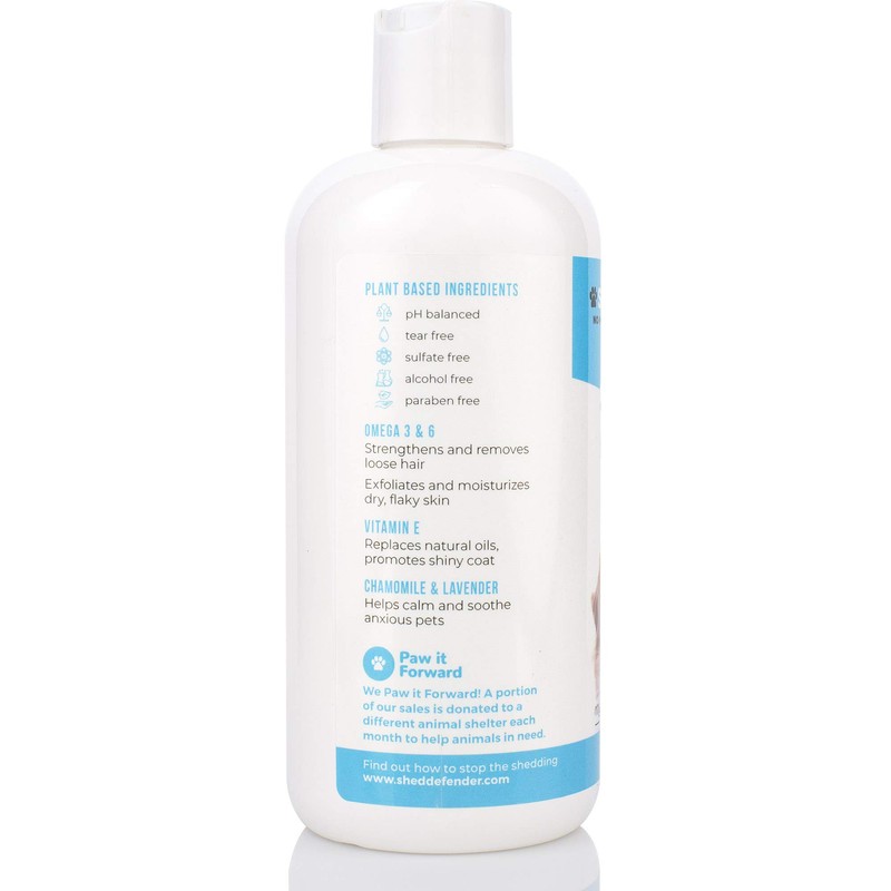Shed Defender Shed Defense Shampoo for Dogs, Cats to Reduce