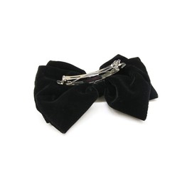 VingTAINE H-518 Velvet Ribbon Barrette, Hair Accessory, Wedding Party After-party, Hair Accessory