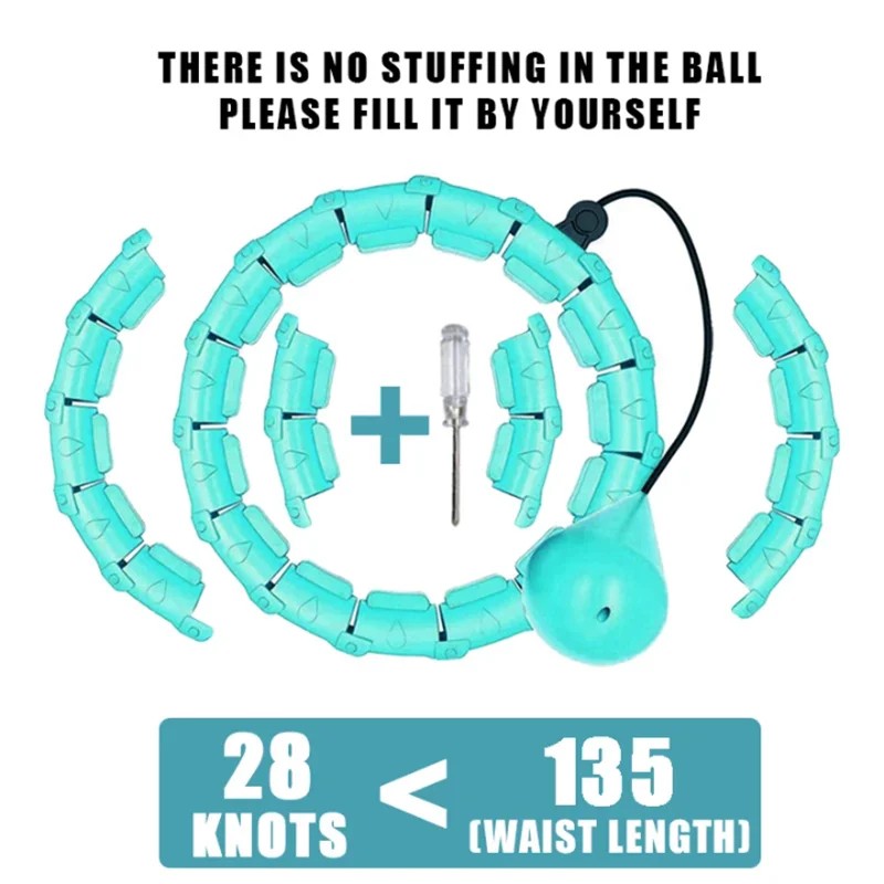 Adjustable Fitness Ring for Core Workouts – Detachable Waist Exercise