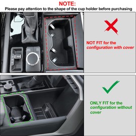 JDMCAR Liner Accessories Compatible with Toyota Tundra 2022-2023 2024 2025 2026, Custom Non-Slip Anti Dust Cup Holder and Door Pocket Inserts Kit (Blue Trim) - 30 PC Set