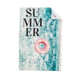 UNIQUE CORN Set of 2 Tea Towels, Cotton, Modern, Colourful, 45 x 65 cm, in Charming Gift Packaging