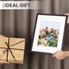 upsimples 12x16 Picture Frame, Display Pictures 8.5x11 with Mat or