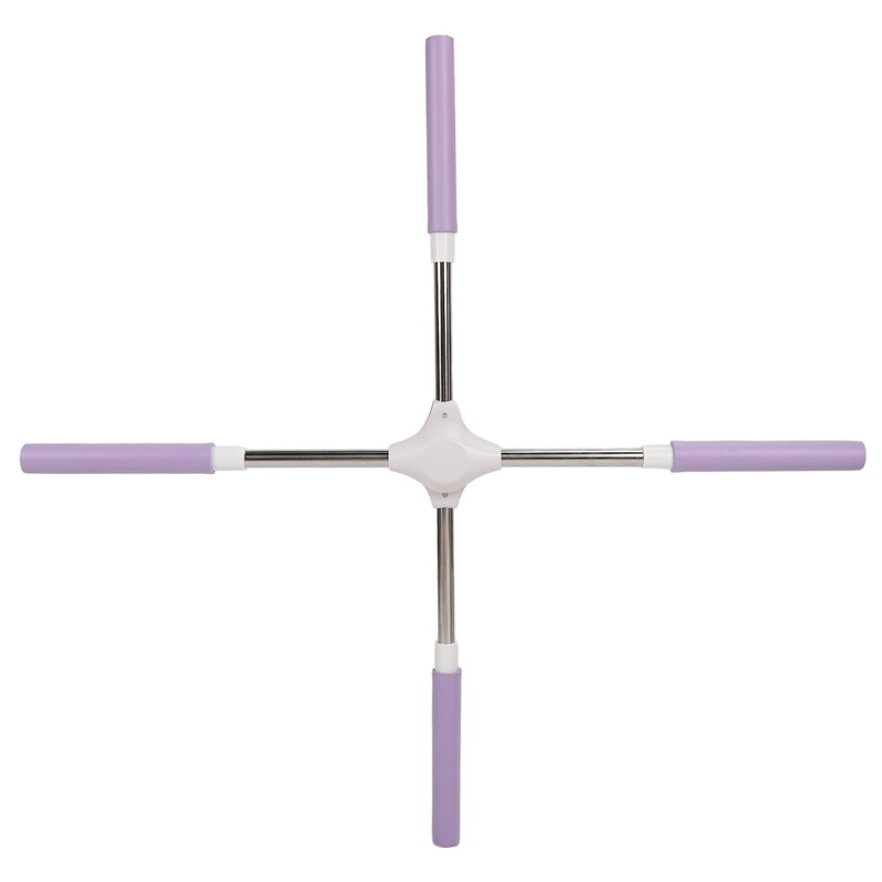 Yoga Pranayama Stick Purple Stainless Steel Correct Hunchback Open Shoulder