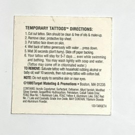 Jose Cuervo Vintage Jose Cuervo Gold Defect Now Temporary Tattoo It's Great Here Yellow Red