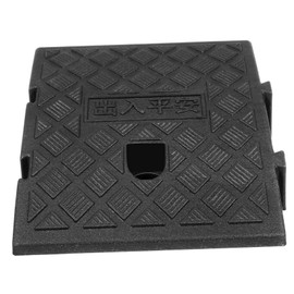 Mobestech Ramps for Wheelchair Loading Ramp Outdoor Use Slope Pad 25x27x11in Plastic Rubber Triangle Easy to Install