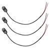 KASSupply 9V Battery Snap On Hard-Shell Clip Connector with Insulated