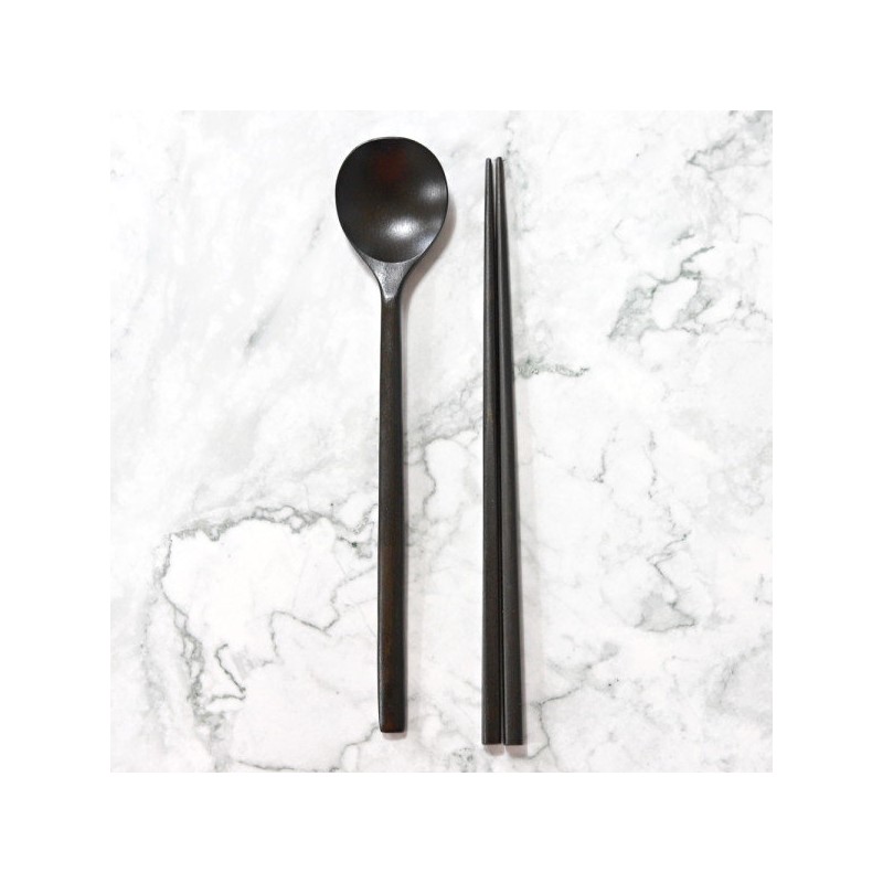 [Best Deco] Walnut natural lacquered spoon set, jujube wooden tableware,