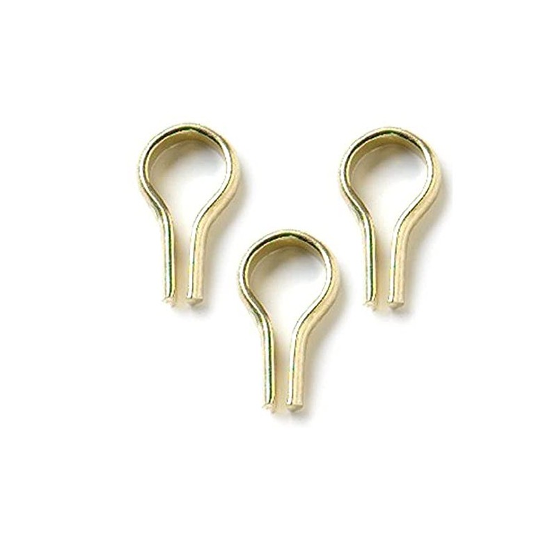 Merriway BH05095 (8 Pcs) Banjo Style Bookcase Stud Electro-Brassed Steel