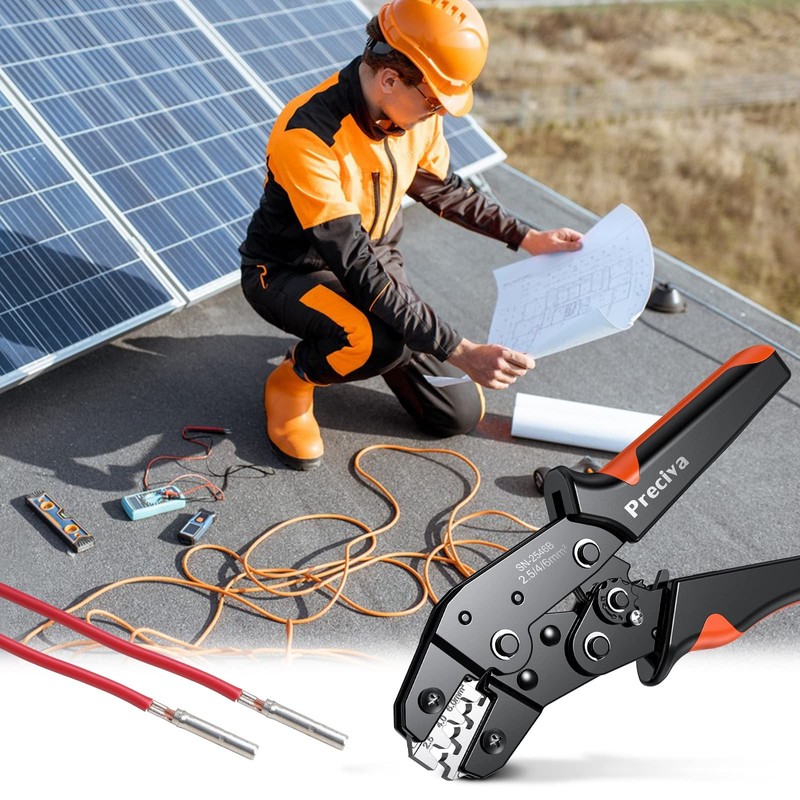 Preciva Solar Crimping Pliers for 2.5/4.0/6.0 mm² Solar Panel PV