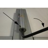 ATTAS Door Hinge for Welding, Galvanised Metal with Spring, 2
