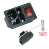 2 módulos de entrada principal FILSHU, interruptor, conector de correo