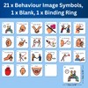 Behavior Keyring ABA Therapy Materials –Communication Cards Lanyard Nonverbal Autism