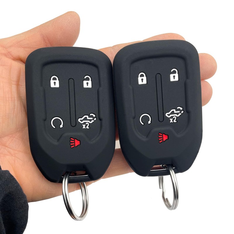 Smart Key Fob Cover for Chevy Silverado 1500 2500HD 3500HD