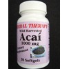 Herbal Therapy ACAI  BERRY Extract 1000mg Dietary Supplement  Antioxidant Wild Harvested
