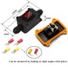 12v Switch Waterproof,20A-125V，16A-250V，30A-24V，35A-12V，IP66 (LED is red)