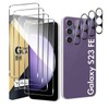 CWQZGUF Screen Protector Compatible with Galaxy S23 FE 5G, [4+4