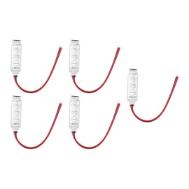 The Lord of the Tools 5PCS 4Pin Mini RGB RGBW LED Dimming Controller 3-Key Brightness Adjustable Dimming Light Switch 12v to 24v Suitable for RGB Light Strips