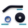 JPHOMES 6 Inches Shower Arm with Flange and Thread Sealing