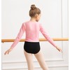DANSHOW Girls Ballet Wrap Tops Kids Dance Cardigans, Velvet Inner