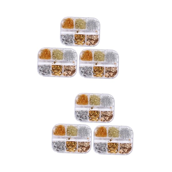 Healvian Nail Art Stickers Sequins for Manicure Painting Safe Material