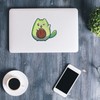 Cute Avocado Cat Cartoon Animal Car Bumper Vinyl Sticker Decal
