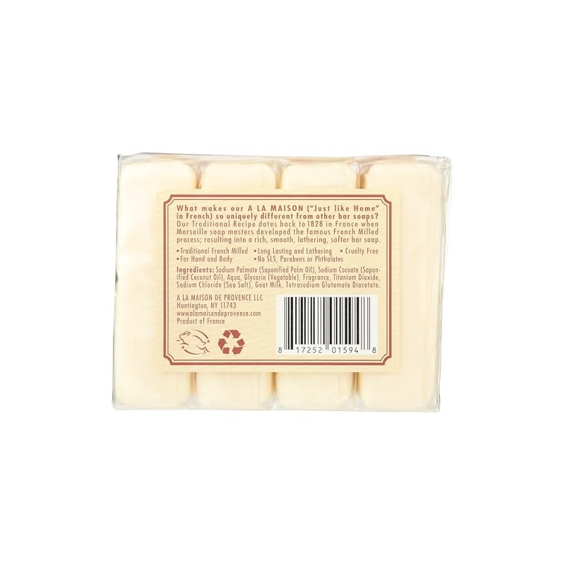 Jabón en barra de leche de cabra, jabón de manos