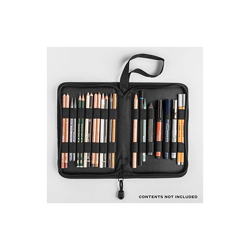Jackson's : Black Sketching Case : 14x22cm (APX.6x9in)