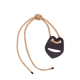 V A H - Kuno Sword Hanger Made of Recycled Bonded Leather, Includes Rope Belt Made of Jute [Experience History Playfully | Made in Germany | For All Swords and Axes]