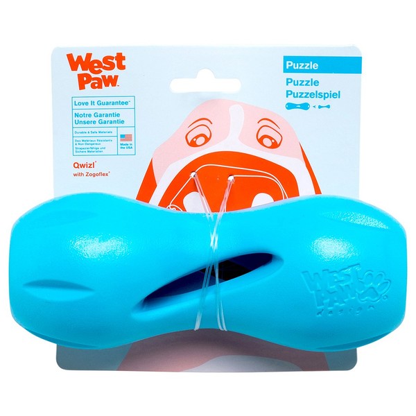 WEST PAW Zogoflex Qwizl Dog Puzzle Treat Toy – Interactive
