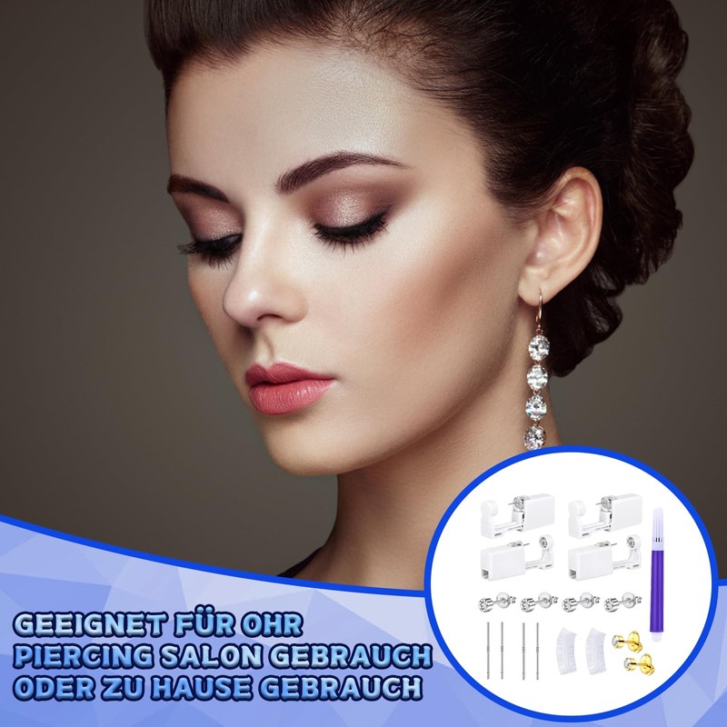 10 Piece Ear Piercing Set, Piercing Set, Ear Piercing Set,
