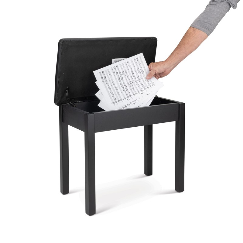 OnStage On-Stage KB8902 Flip Top Keyboard Bench, Black