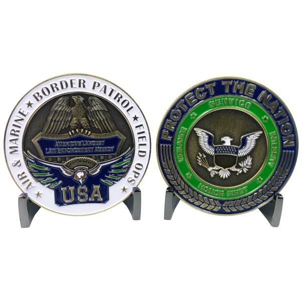 America's Front Line CL-SS CBP Protect the Nation Border Patrol