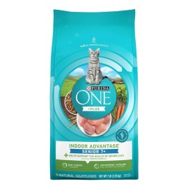 Purina ONE Indoor Advantage Natural Chicken Dry Cat Food for 7+Cats-7lbs - Default