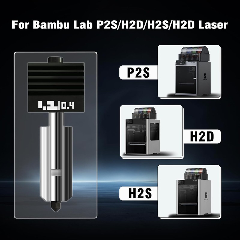 Tofelf Hotend Kit for Bambu Lab H2D H2S H2C X2D