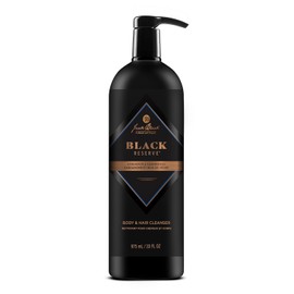 Jack Black Black Reserve Body & Hair Cleanser con cardamomo y madera de cedro, 33 fl oz