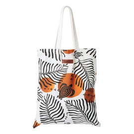 Sand Cloud Everyday Tote Bags for Women, Retro Turtles - 100% Organic Cotton, Durable and Stylish Canvas Tote Handbag with Interior Pouch Pockets for Travel, Work, and Daily Adventure