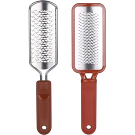 2 limas de pies con raspador de talón fino y grueso para pies