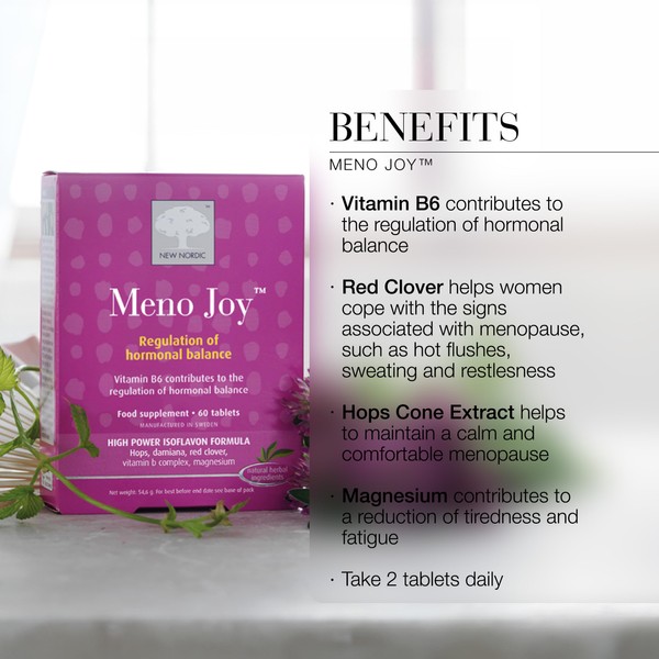 New Nordic Ltd New Nordic Meno Joy Supplement, Vitamin B6