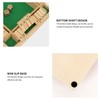 Four Sided Flop Game for Kids Adults Wooden Board Game
